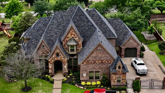Designer shingle roof replacement